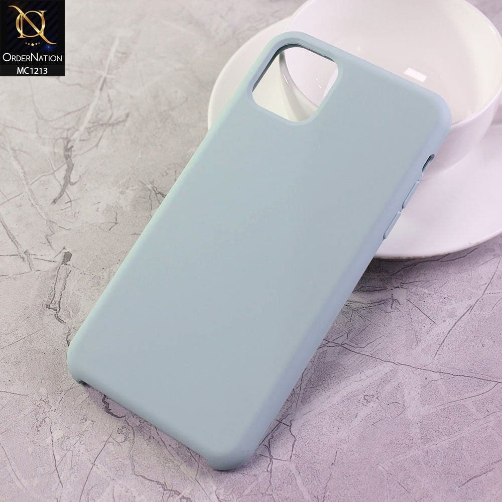 iPhone 11 Pro Max Cover - Aqua - Soft Shockproof Sillica Gel Case