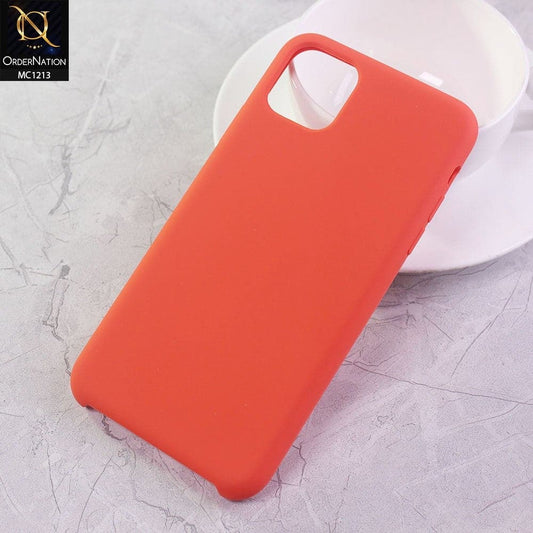 iPhone 11 Pro Max Cover - Orange - Soft Shockproof Sillica Gel Case