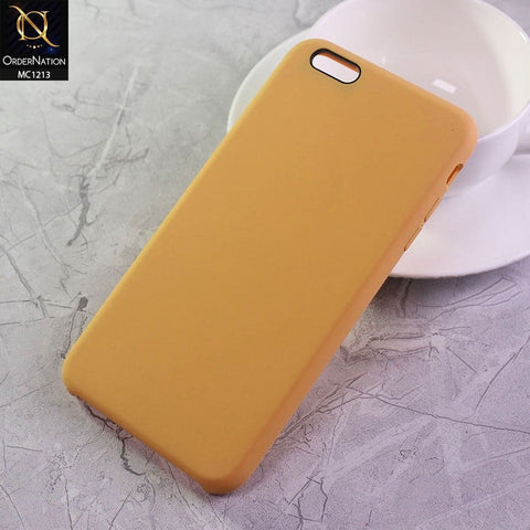 iPhone 6s Plus / 6 Plus Cover - Mustard - Soft Shockproof Sillica Gel Case