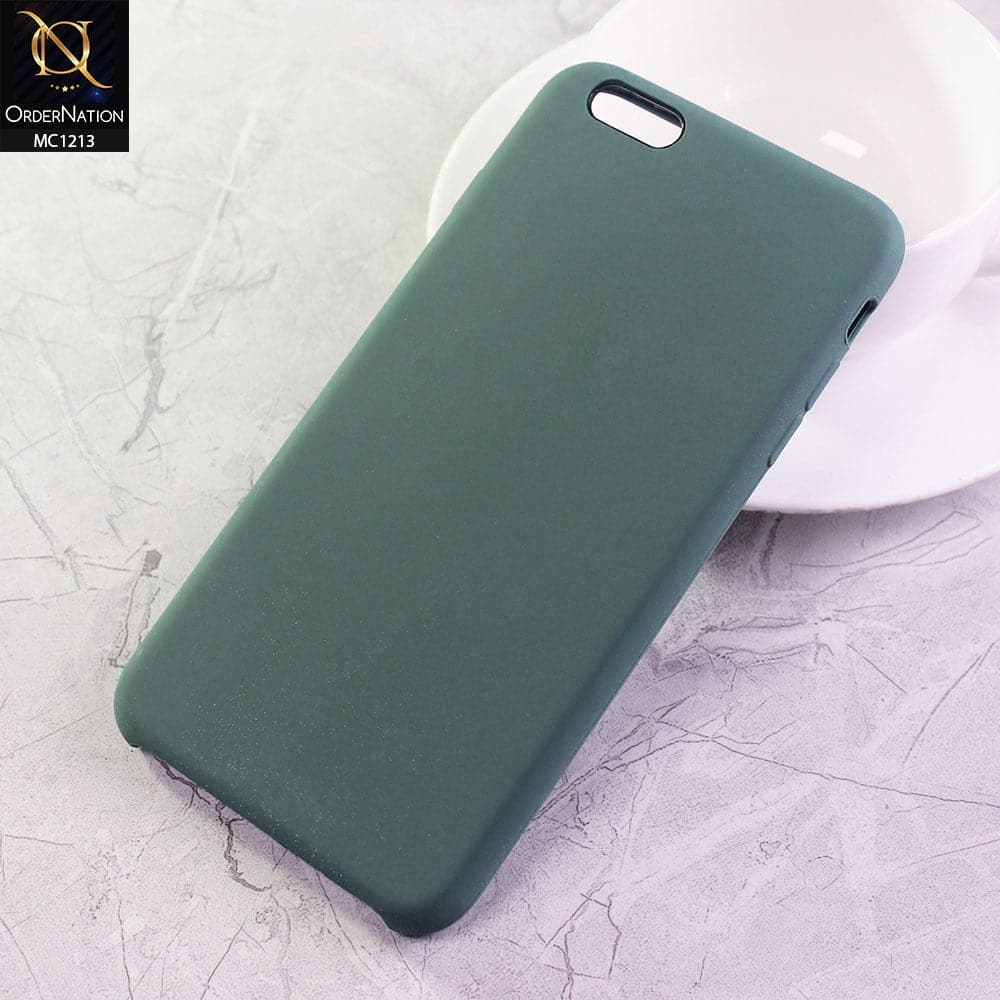 iPhone 6s Plus / 6 Plus Cover - Pine Green - Soft Shockproof Sillica Gel Case