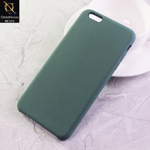 iPhone 6s Plus / 6 Plus Cover - Pine Green - Soft Shockproof Sillica Gel Case