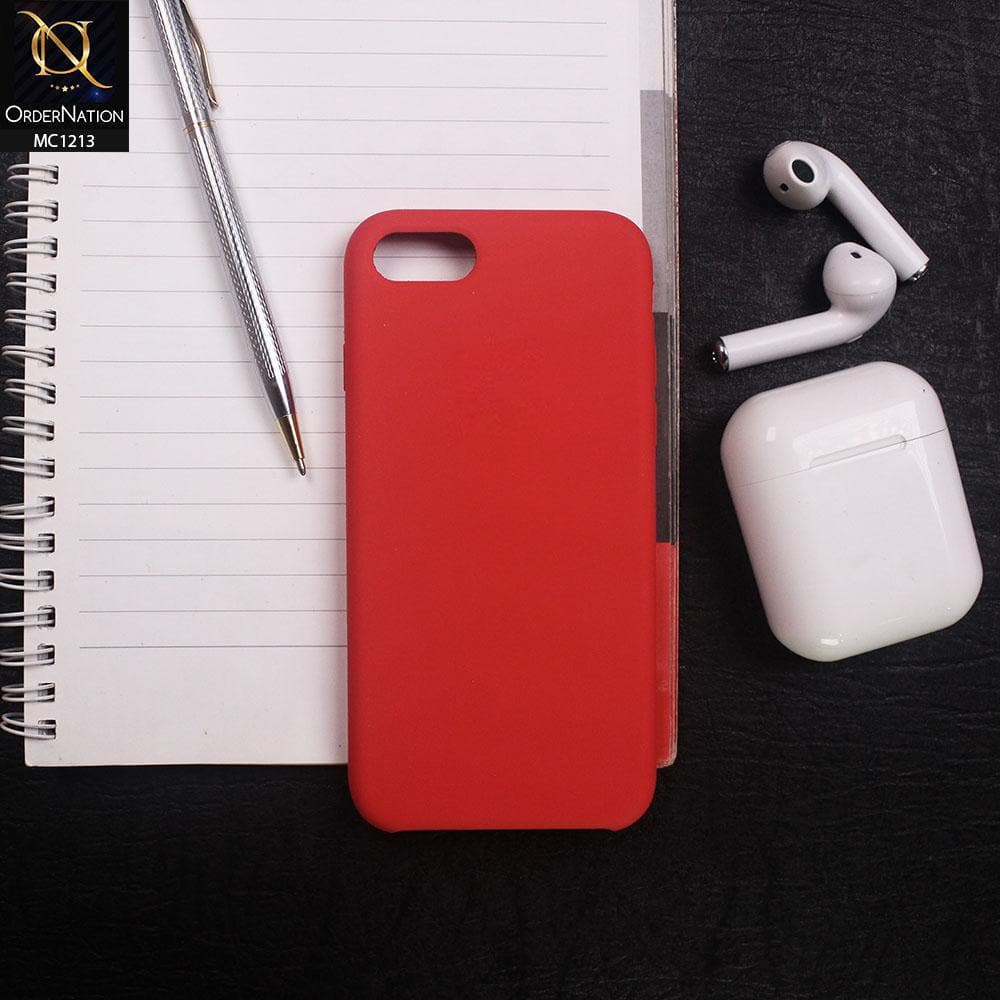 iPhone SE 2020 - Red - Soft Shockproof Sillica Gel Case