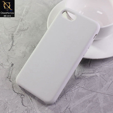 iPhone SE 2020 Cover - White - Soft Shockproof Sillica Gel Case