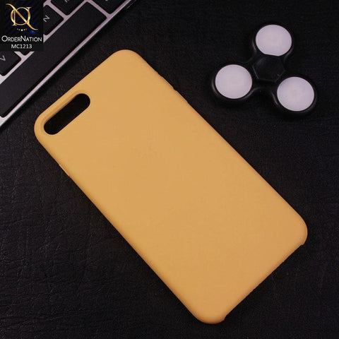 iPhone 8 Plus / 7 Plus - Mustard - Soft Shockproof Sillica Gel Case