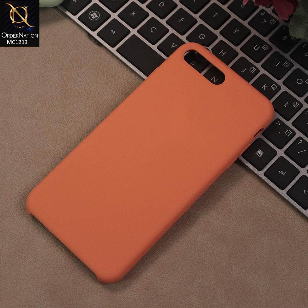 iPhone 8 Plus / 7 Plus - Orange - Soft Shockproof Sillica Gel Case