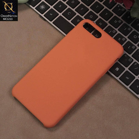 iPhone 8 Plus / 7 Plus - Orange - Soft Shockproof Sillica Gel Case