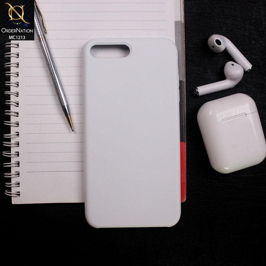 iPhone 8 Plus / 7 Plus - White - Soft Shockproof Sillica Gel Case
