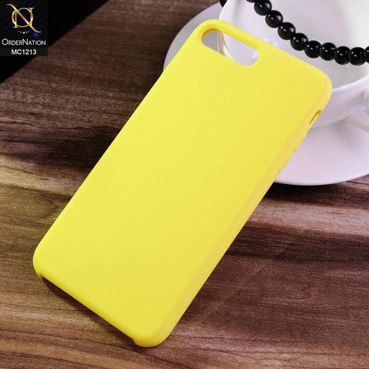 iPhone 8 Plus / 7 Plus - Yellow - Soft Shockproof Sillica Gel Case