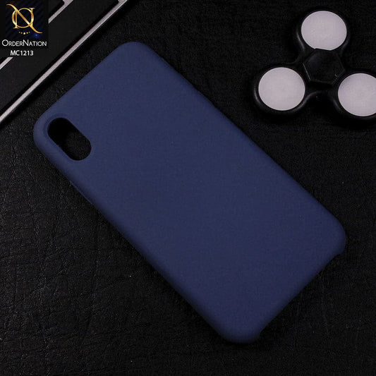 iPhone XS Max Cover - Cobalt Blue - Soft Shockproof Sillica Gel Case