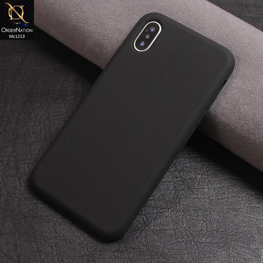 iPhone XR - Black - Soft Shockproof Sillica Gel Case