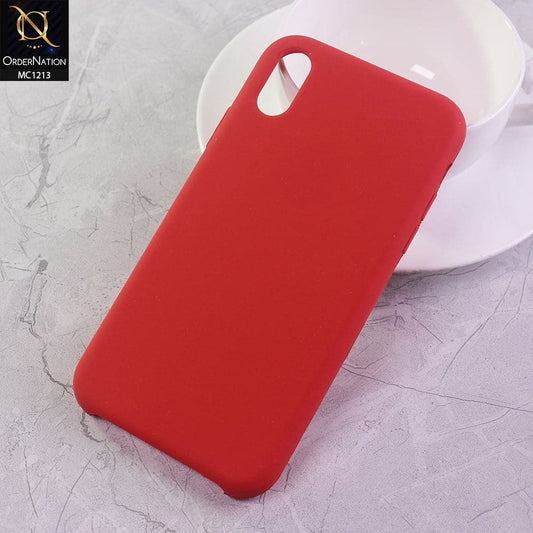 iPhone XR Cover - Red - Soft Shockproof Sillica Gel Case