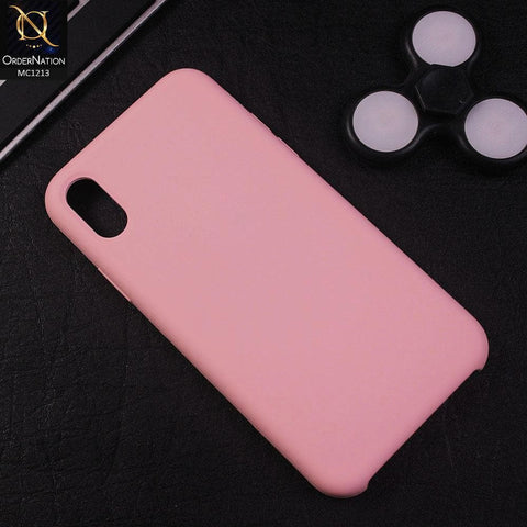 iPhone XS Max - Light Pink - V2 - Soft Shockproof Sillica Gel Case