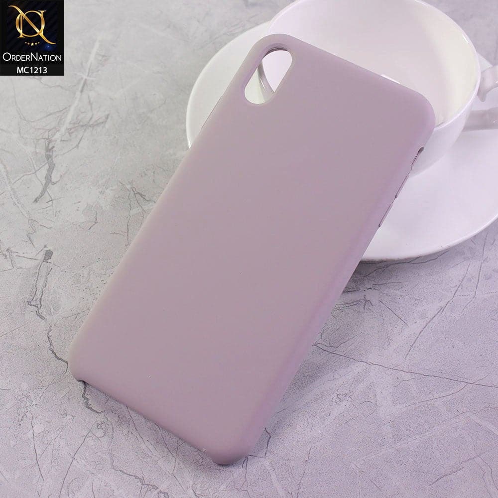 iPhone XS Max Cover - Priwinkle Purple - Soft Shockproof Sillica Gel Case