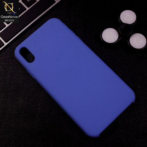 iPhone XS Max - Sky Blue - V2 - Soft Shockproof Sillica Gel Case