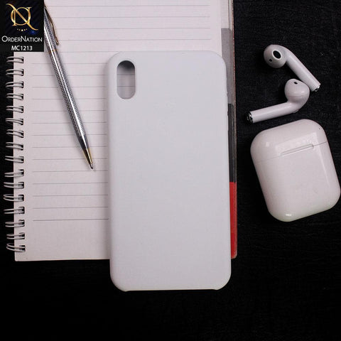 iPhone XS Max - White - Soft Shockproof Sillica Gel Case