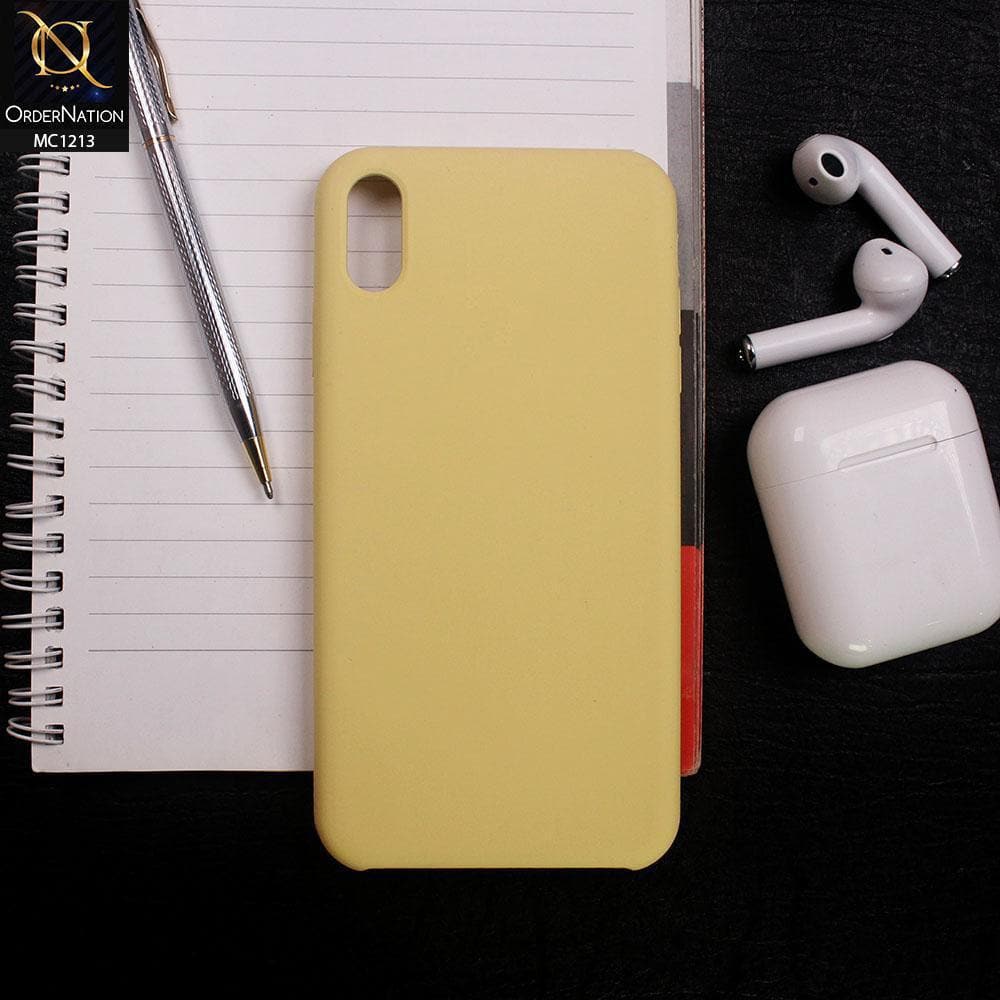 iPhone XS Max - Yellow - Soft Shockproof Sillica Gel Case