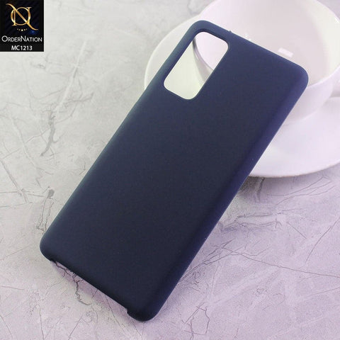 Samsung Galaxy M51 Cover - Midnight Blue - Soft Shockproof Sillica Gel Case
