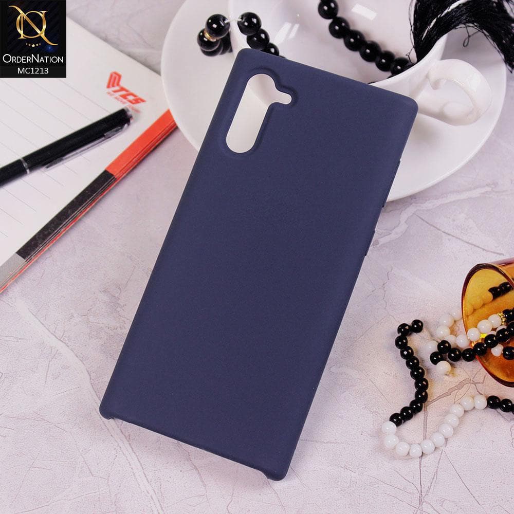 Samsung Galaxy Note 10 - Midnight Blue - Soft Shockproof Sillica Gel Case