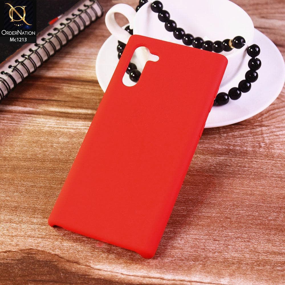 Samsung Galaxy Note 10 - Red - Soft Shockproof Sillica Gel Case