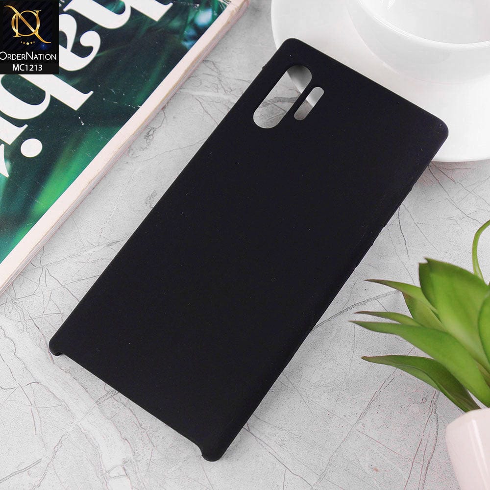 Samsung Galaxy Note 10 Plus - Black - Soft Shockproof Sillica Gel Case