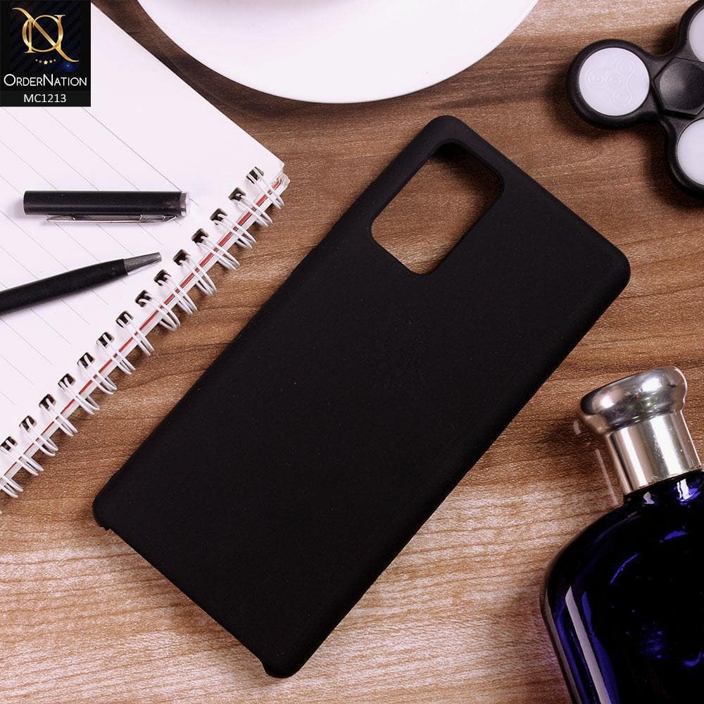 Samsung Galaxy Note 20 - Black - Soft Shockproof Sillica Gel Case