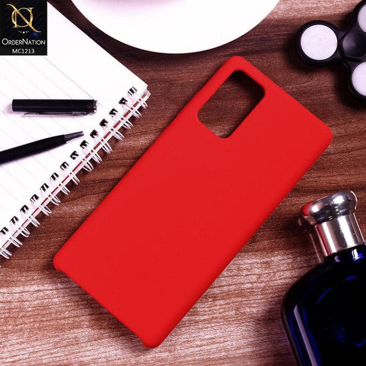 Samsung Galaxy Note 20 - Red - Soft Shockproof Sillica Gel Case