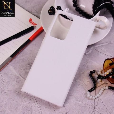 Samsung Galaxy Note 20 Ultra - White - Soft Shockproof Sillica Gel Case