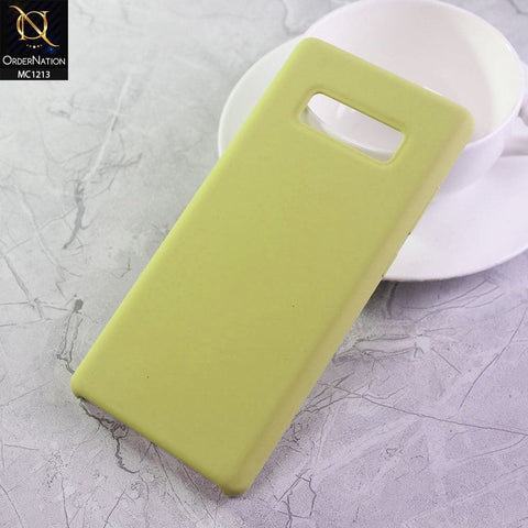 Samsung Galaxy Note 8 Cover - Green - Design1 - Soft Shockproof Sillica Gel Case
