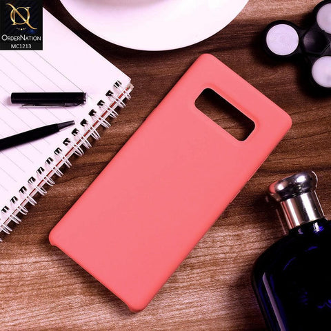 Samsung Galaxy Note 8 - Peach - Soft Shockproof Sillica Gel Case
