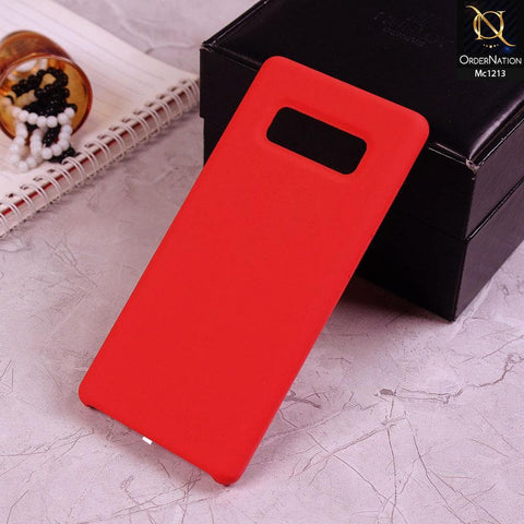 Samsung Galaxy Note 8 - Red - Soft Shockproof Sillica Gel Case