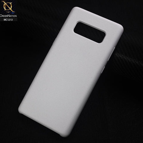 Samsung Galaxy Note 8 - White - Soft Shockproof Sillica Gel Case