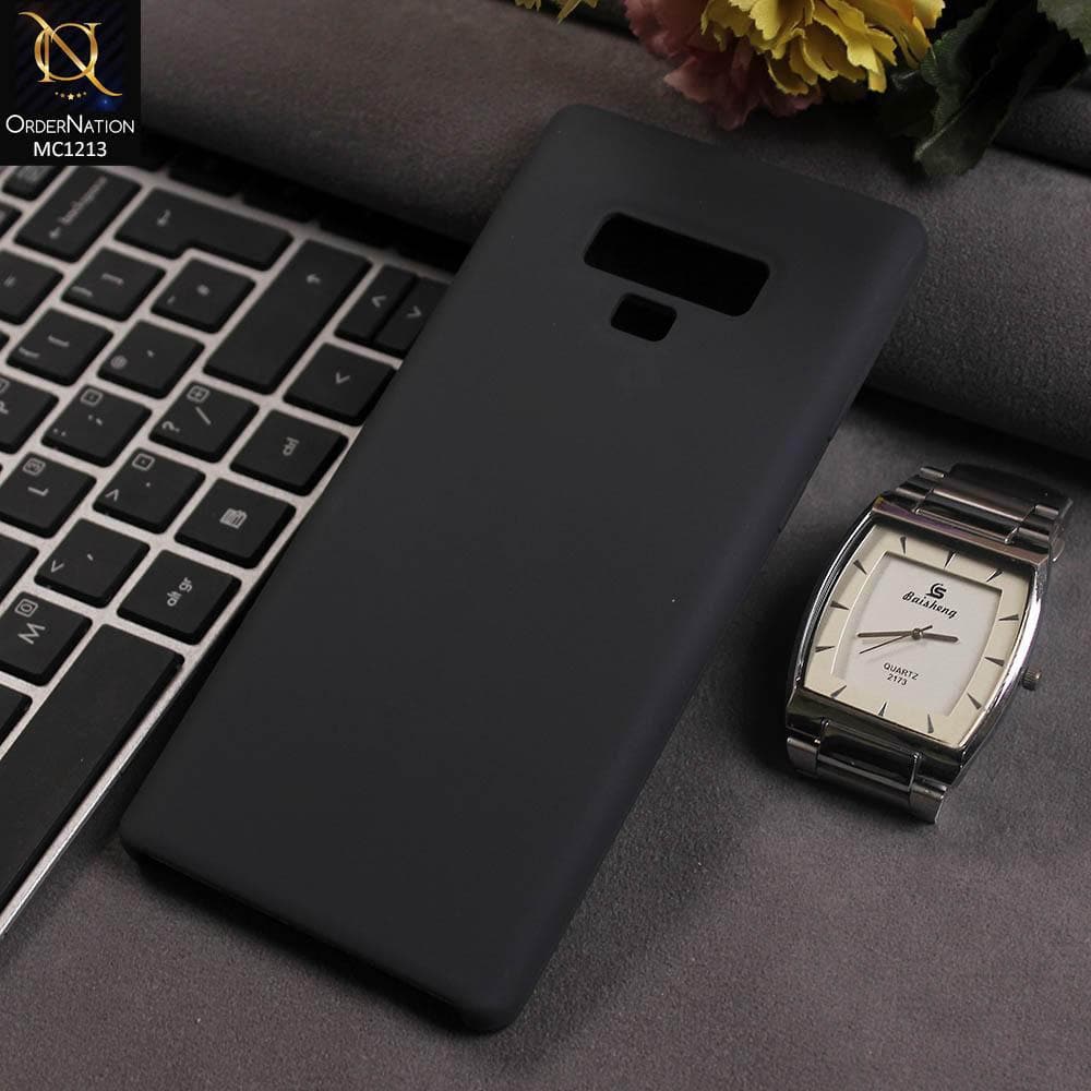 Samsung Galaxy Note 9 - Black - Soft Shockproof Sillica Gel Case