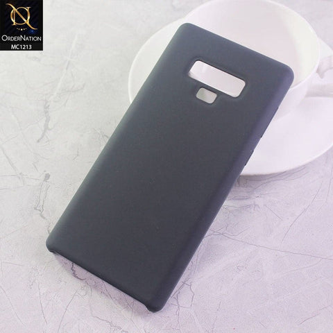 Samsung Galaxy Note 9 Cover - Dark Gray - Soft Shockproof Sillica Gel Case