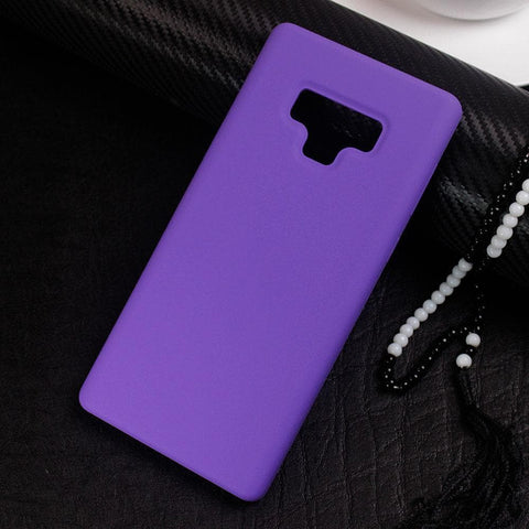 Samsung Galaxy Note 9 - Purple - Soft Shockproof Sillica Gel Case