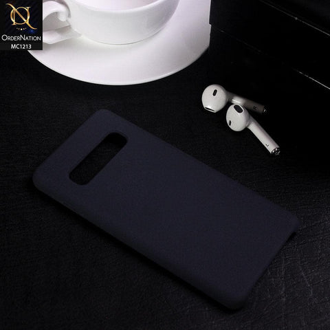 Samsung Galaxy S10 Plus - Midnight Blue - Soft Shockproof Sillica Gel Case