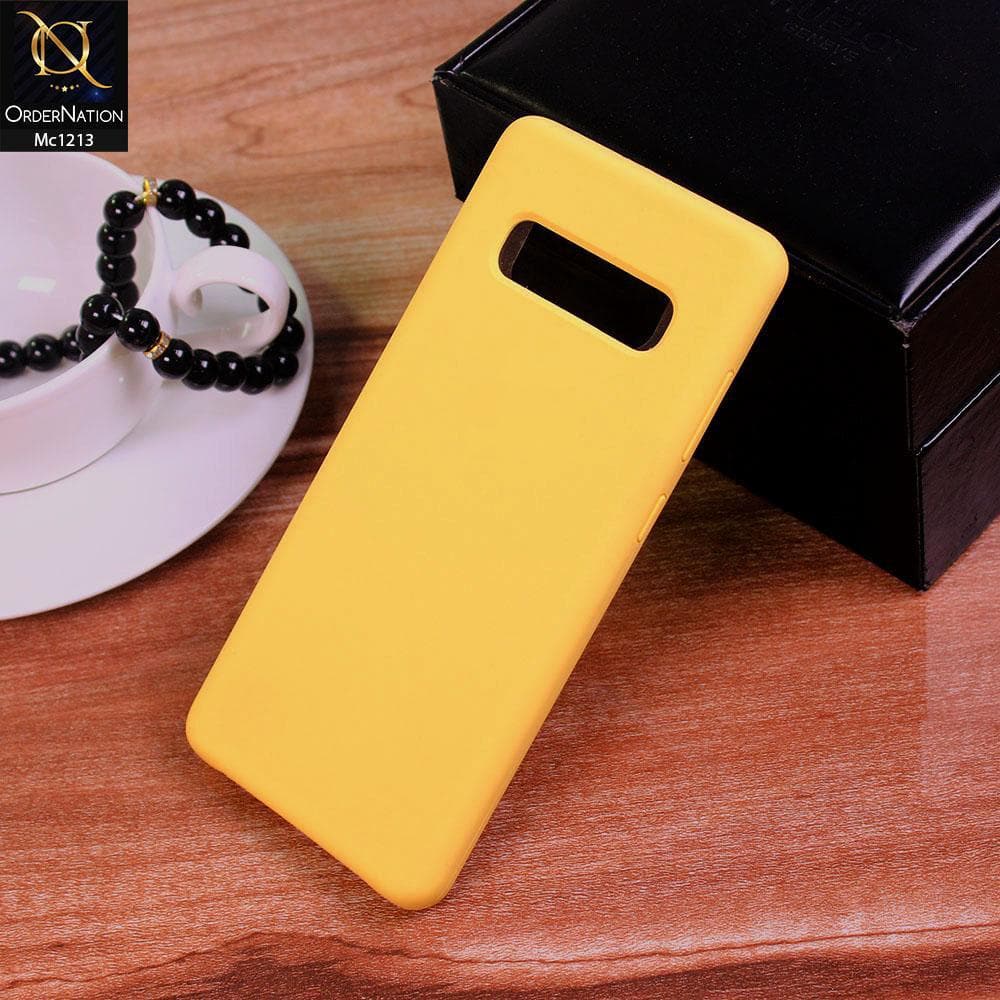 Samsung Galaxy S10 Plus - Yellow - Soft Shockproof Sillica Gel Case
