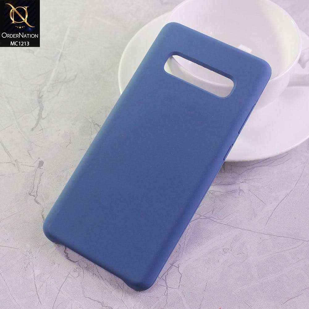Samsung Galaxy S10 Plus Cover - Cobalt Blue - Soft Shockproof Sillica Gel Case