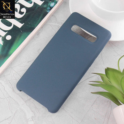 Samsung Galaxy S10 Plus Cover - Midnight Blue - Soft Shockproof Sillica Gel Case