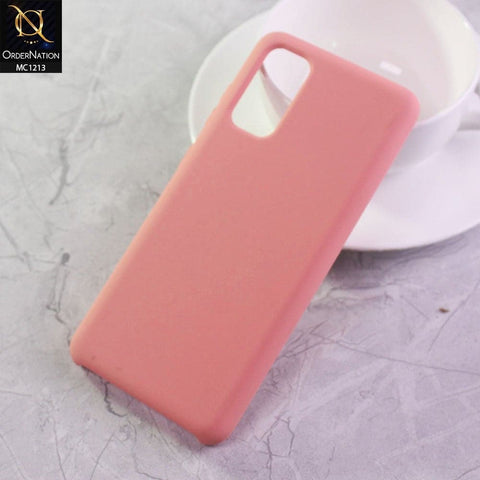 Samsung Galaxy S20 Cover - Peach - Soft Shockproof Sillica Gel Case
