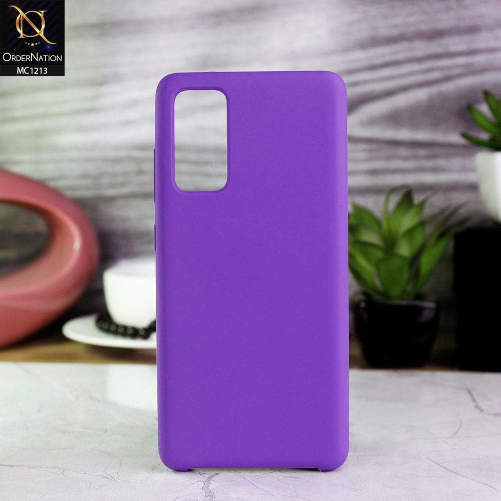Samsung Galaxy S20 FE - Purple - Soft Shockproof Sillica Gel Case