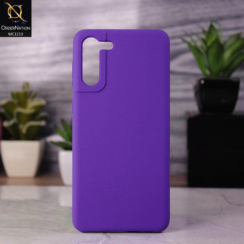 Samsung Galaxy S21 Plus 5G - Purple - Soft Shockproof Sillica Gel Case