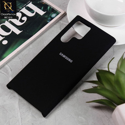 Samsung Galaxy S22 Ultra 5G Cover - Black - Soft Shockproof Sillica Gel Case