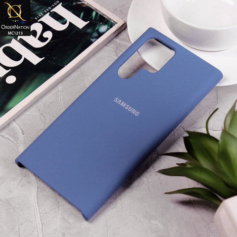 Samsung Galaxy S22 Ultra 5G Cover - Yale Blue - Soft Shockproof Sillica Gel Case