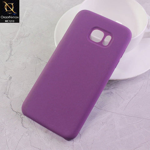 Samsung Galaxy S7 Edge Cover - Indigo - Soft Shockproof Sillica Gel Case
