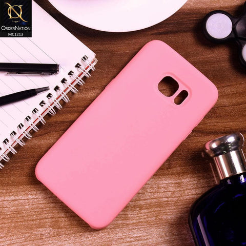 Samsung Galaxy S7 Edge - Pink - Soft Shockproof Sillica Gel Case