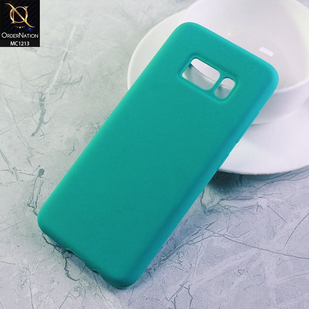Samsung Galaxy S8 Cover - Mint Green - Soft Shockproof Sillica Gel Case