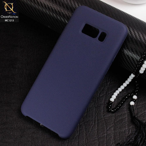 Samsung Galaxy S8 Plus - Dark Blue - Soft Shockproof Sillica Gel Case