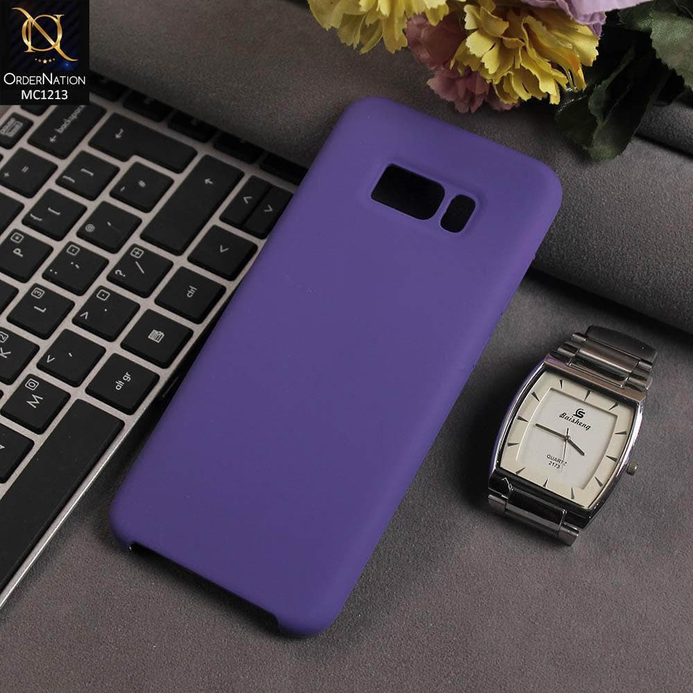Samsung Galaxy S8 Plus - Purple - Soft Shockproof Sillica Gel Case