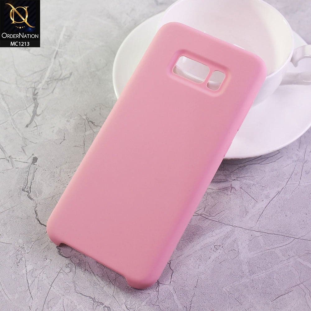 Samsung Galaxy S8 Plus Cover - Pink - Soft Shockproof Sillica Gel Case