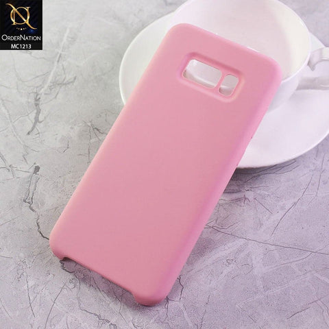 Samsung Galaxy S8 Plus Cover - Pink - Soft Shockproof Sillica Gel Case
